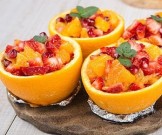 Фруктово-йогуртовый десерт с лукумом