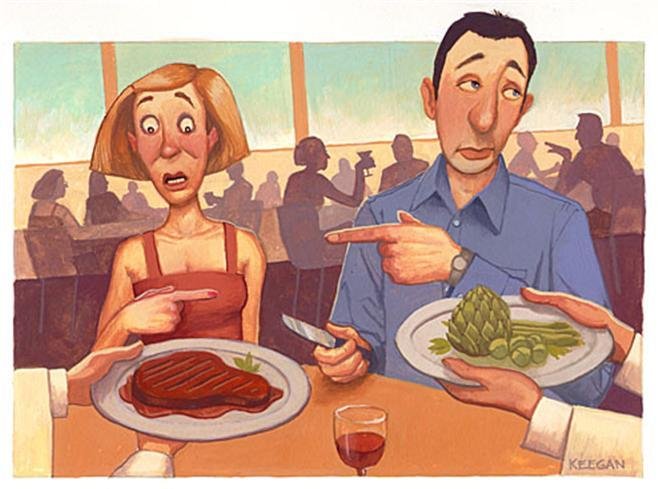 За что мясоеды не любят поклонников растительной диеты За что мясоеды не любят поклонников растительной диеты