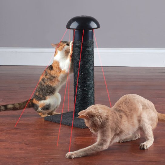 Laser Cat Scratching Post — инновационная когтеточка для кошек Laser Cat Scratching Post — инновационная когтеточка для кошек